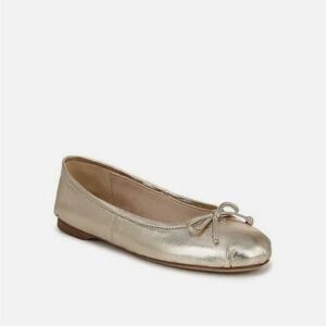 Sam Edelman Metallic Gold Flats